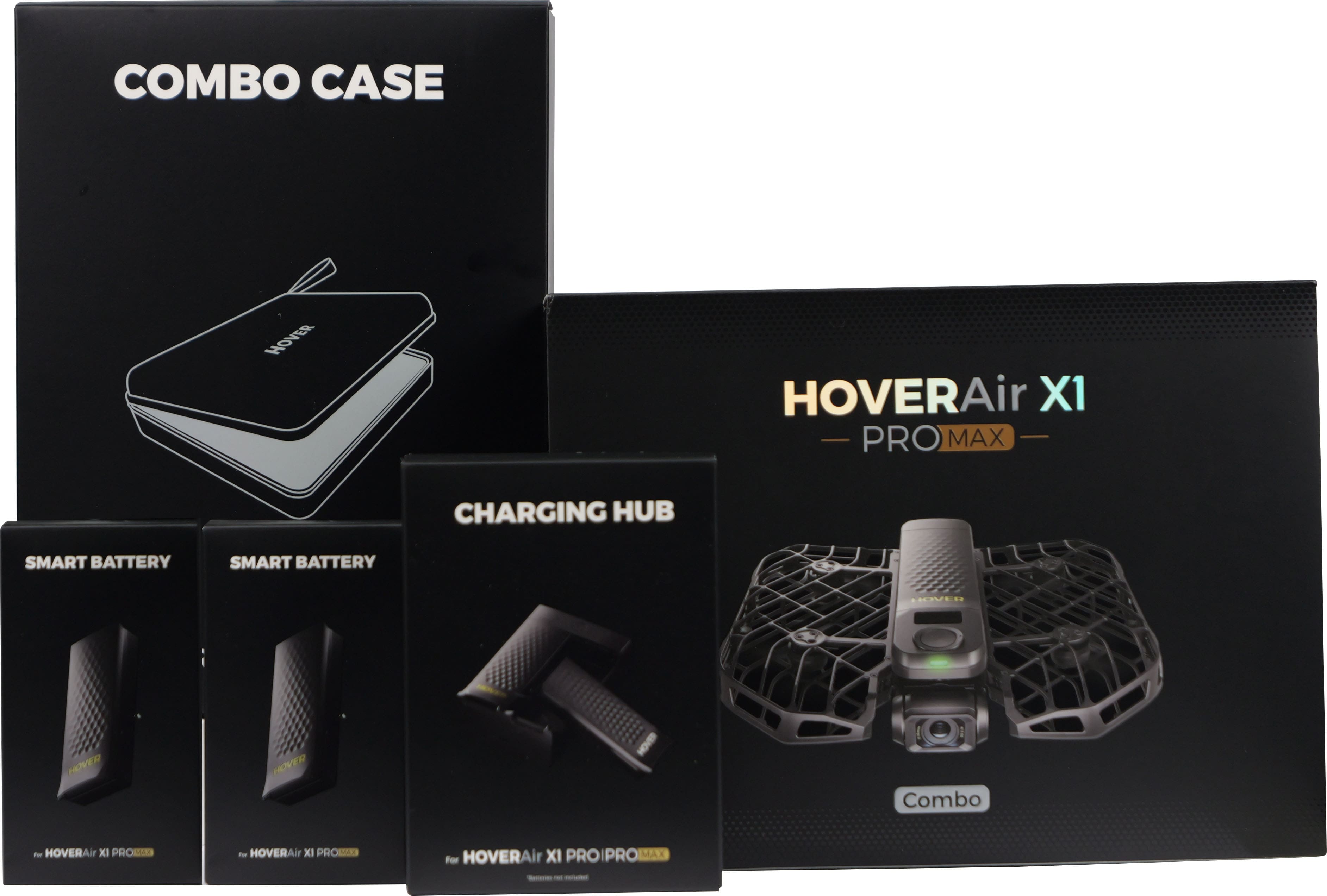 COMBO CASE, HOVERAir X1 PRO MAX, CHARGING HUB, SMART BATTERY, SMART BATTERY, HOVER, HOVER Combo, For HOVERAir XI PRO, HOVERAir XI PRO, HOVERAir XI PRO MAX, For