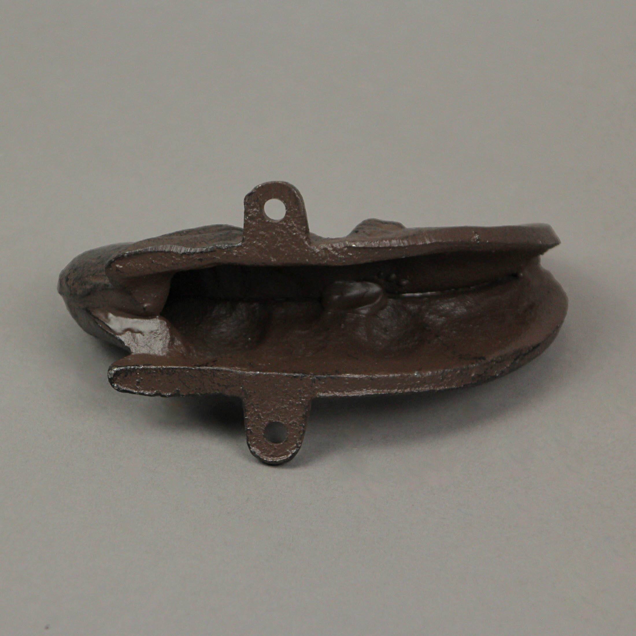 Alt View 2. Upper Deck - Brown Cast Iron Moon Face Wall Hanging Coat Hook Towel Hanger Home Decor Set of 4 - Brown.