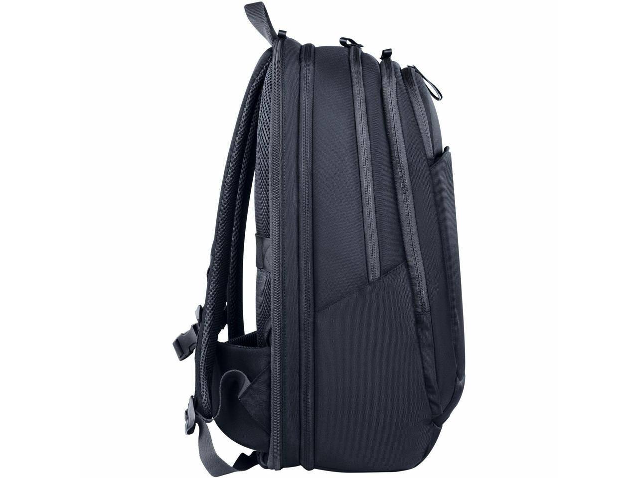 Alt View 5. HP - HP Travel Plus Backpack for 17" Notebook - Graphite Blue, Water & Bump Resistant, RFID Shield, Puncture Resistant Zipper - Graphite Blue.