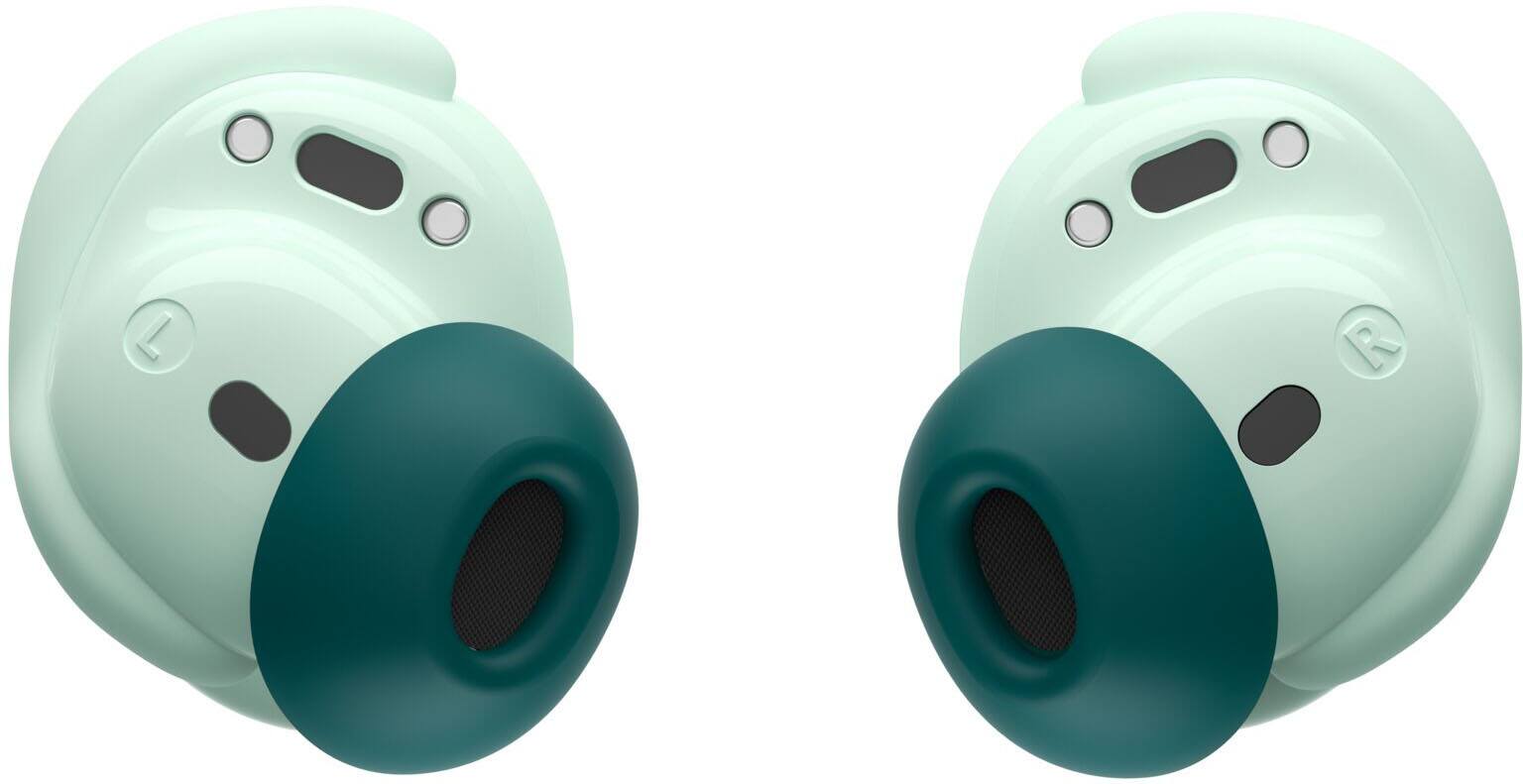 Alt View 2. Bose - QuietComfort True Wireless Noise Cancelling In-Ear Earbuds - Dewdrop Mint.