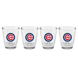 The Memory Company - Chicago Cubs 4-Pack 2oz. Shot Glass Set - Multicolor