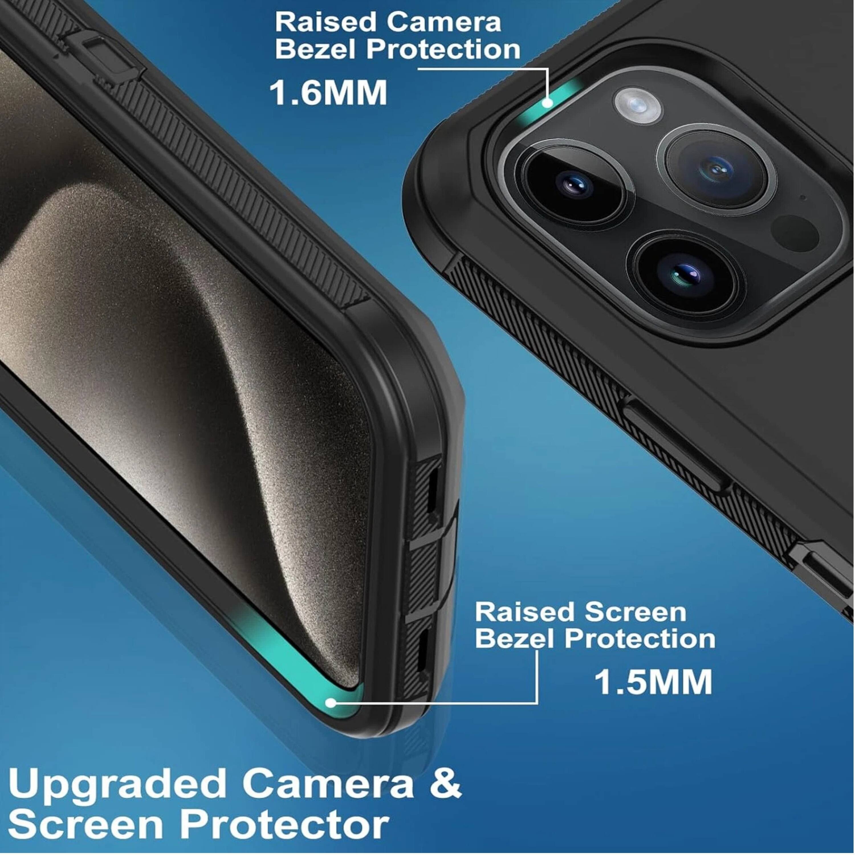 Raised Camera Bezel Protection 1.6MM  
Raised Screen Bezel Protection 1.5MM  
Upgraded Camera & Screen Protector