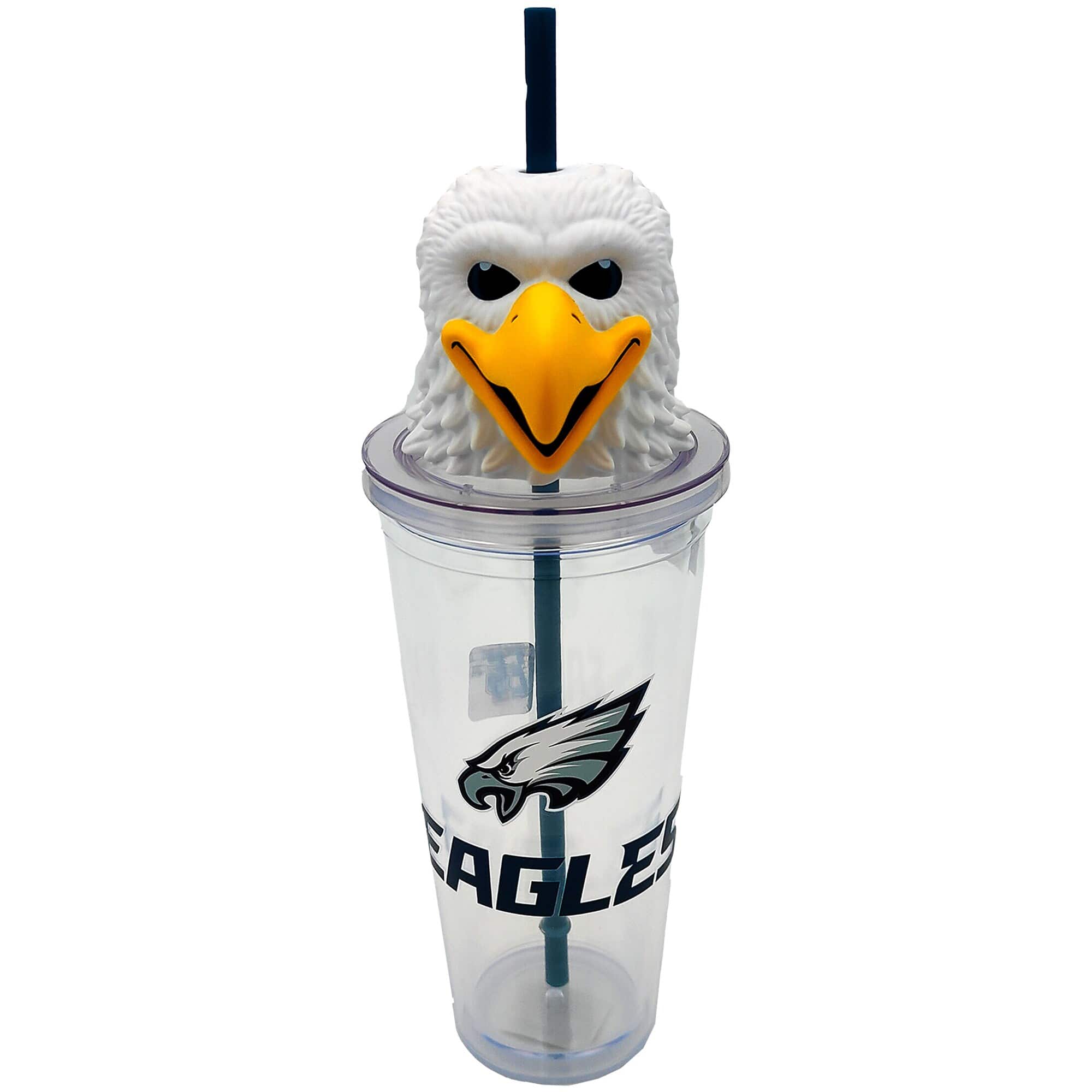 Pegasus - Philadelphia Eagles Mascot Lid 24oz. Sipper Cup - Multicolor