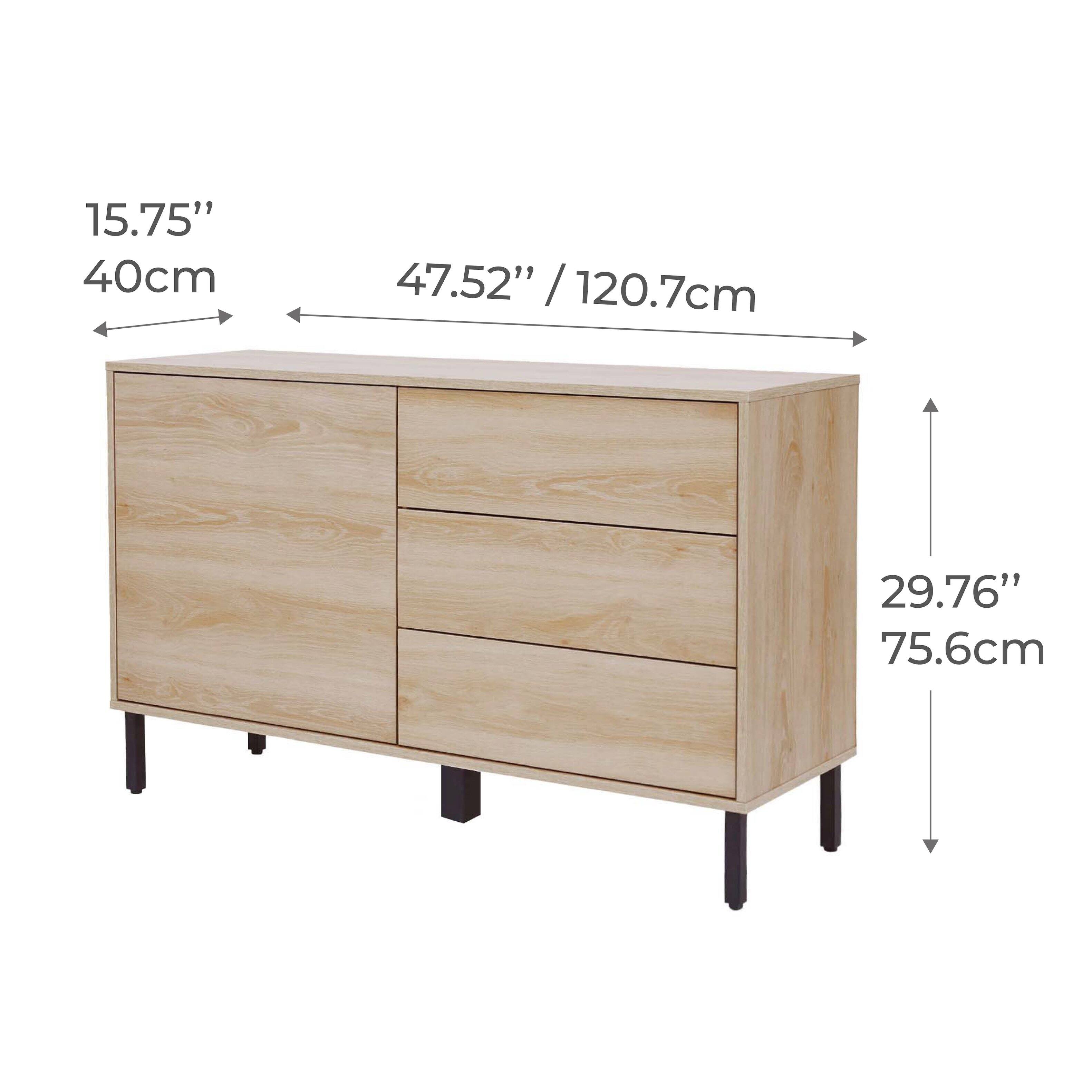 15.75" 40cm  
47.52" / 120.7cm  
29.76" 75.6cm