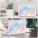 Alt View 14. SaharaCase - Hybrid-Flex Arts Case for Apple MacBook Pro 13" Laptops - Marble Blue.