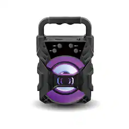 TopTech - Blade-4 400W Portable Rechargeable Mini Speaker with Colorful Lights & FM Radio - Pink