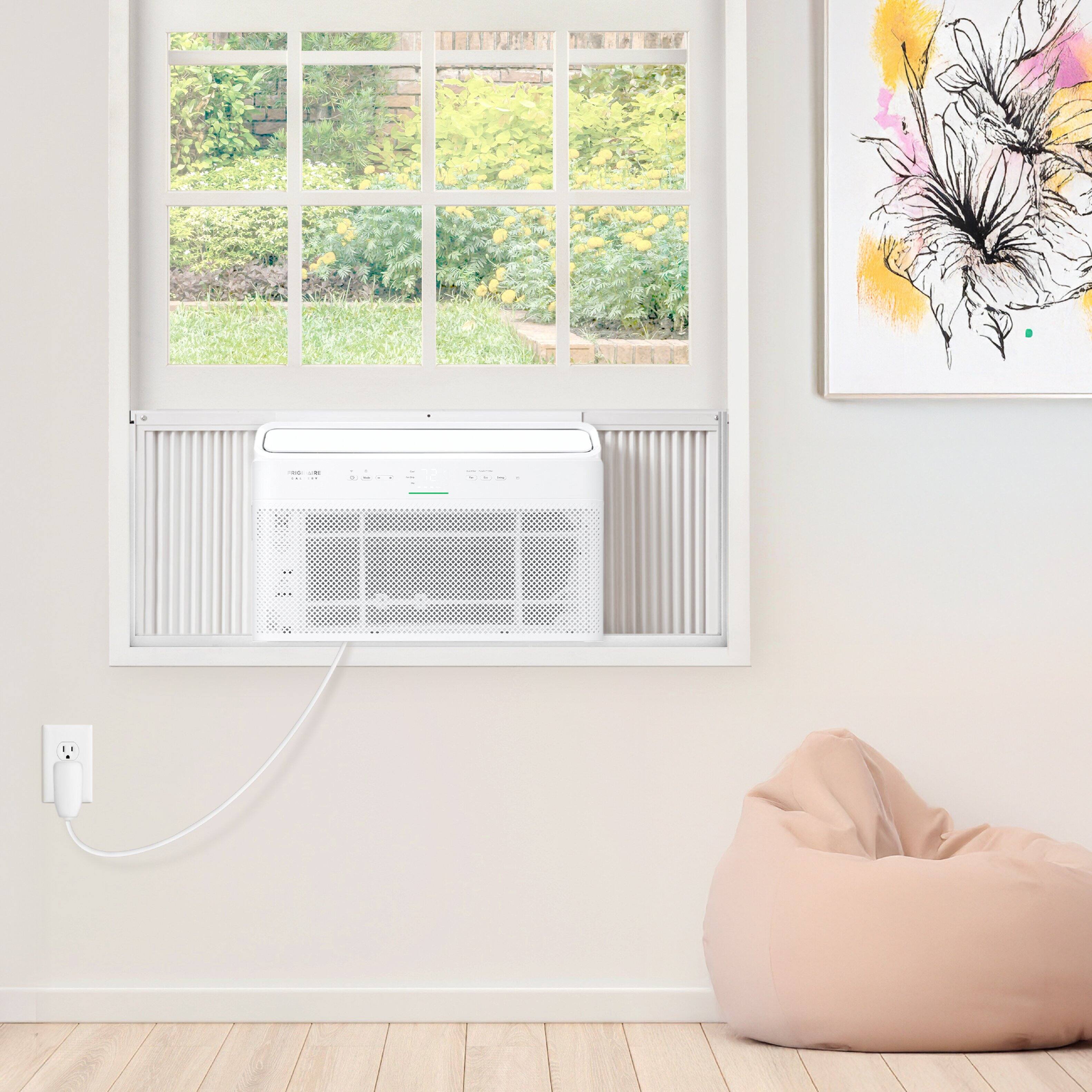 Alt View 6. Frigidaire - Gallery 350 Sq. Ft. 8,000 BTU Smart Inverter Window Air Conditioner with Remote - White.