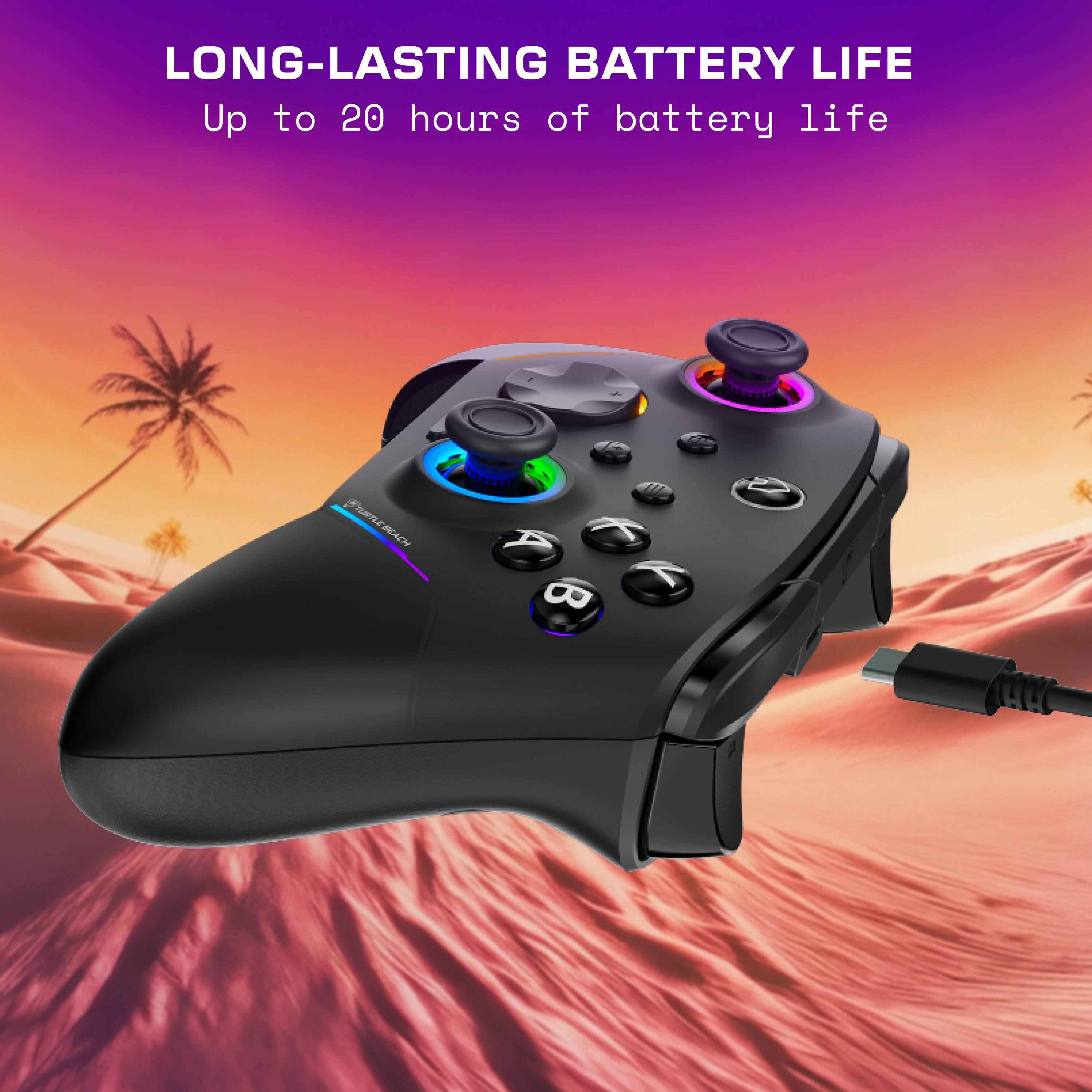 LONG-LASTING BATTERY LIFE  
Up to 20 hours of battery life