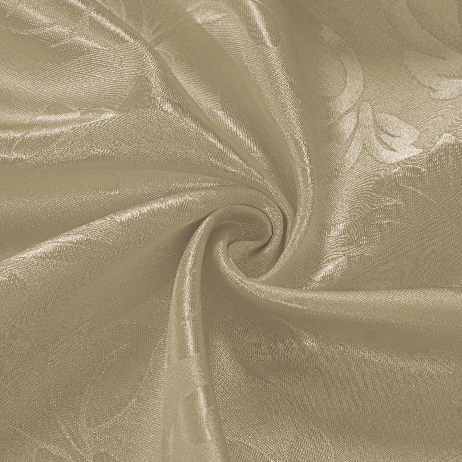 Left. Olivia Gray - Olivia Gray 100% Polyester 200 GSM Dyson Embossed Blackout Grommet Curtain Panel 54" x 84" Gold - Gold.