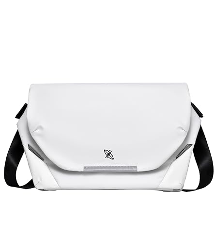 Front. Vulpecula Spade - Men Messenger Bag Laptop Bag Shoulder Bag Large Capacity Computer Casual Bag for Work College Travel big size - 47white.