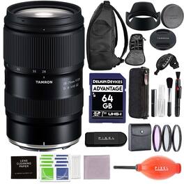 Tamron - 28-75mm f/2.8 Di III VXD G2 Lens for Nikon Z-Mount with Advanced Accessories & Travel Bundle | AFA063Z-700 - Black
