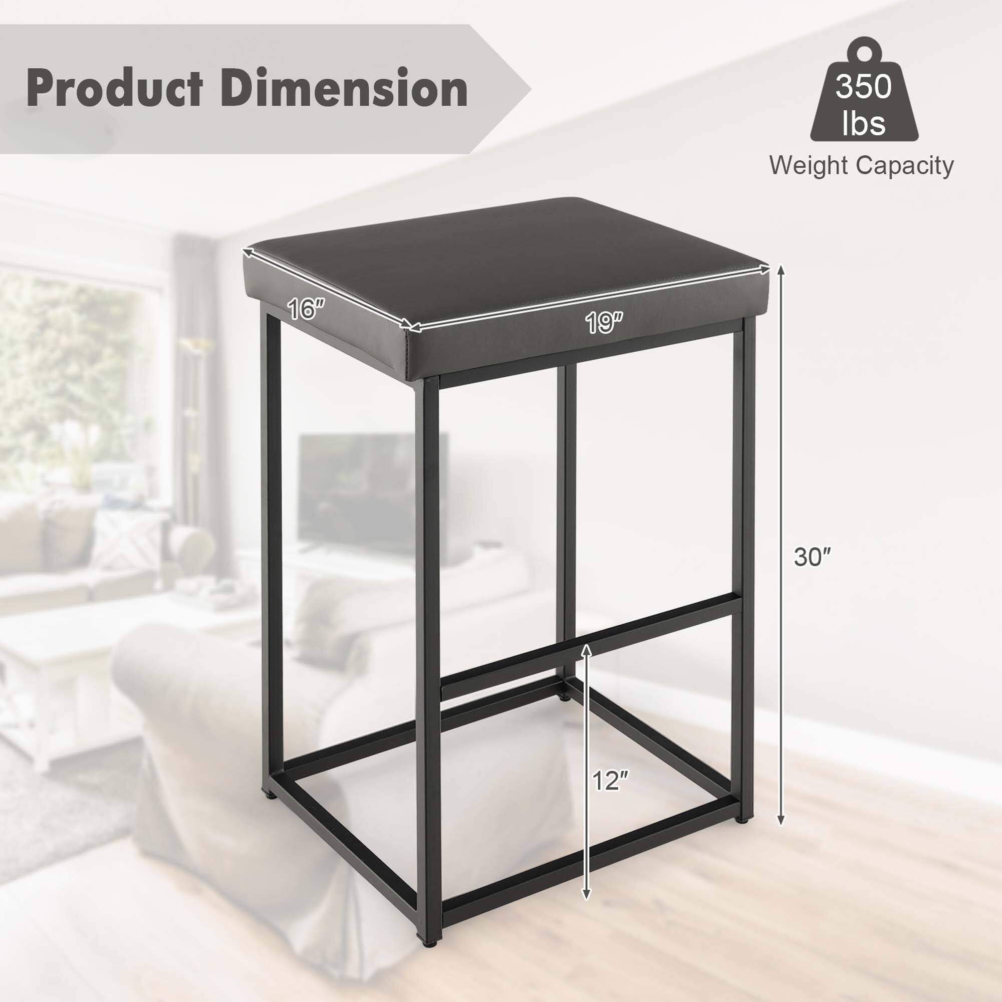 Product Dimension: 350 lbs Weight Capacity: 16" x 19" x 30" x 12"