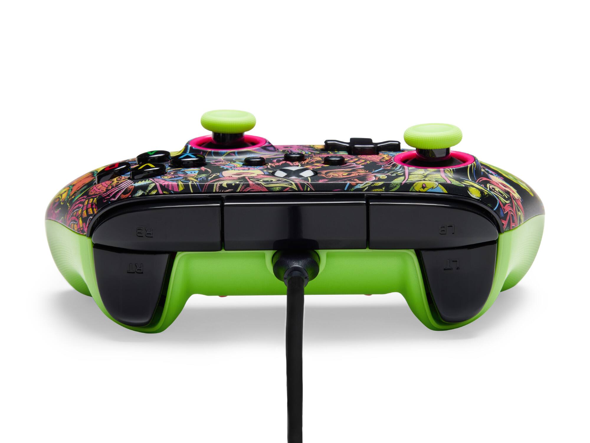 Alt View 13. PowerA - PowerA Advantage Wired Controller for Xbox Series X|S - Fortnite Glow - Fortnite Glow.