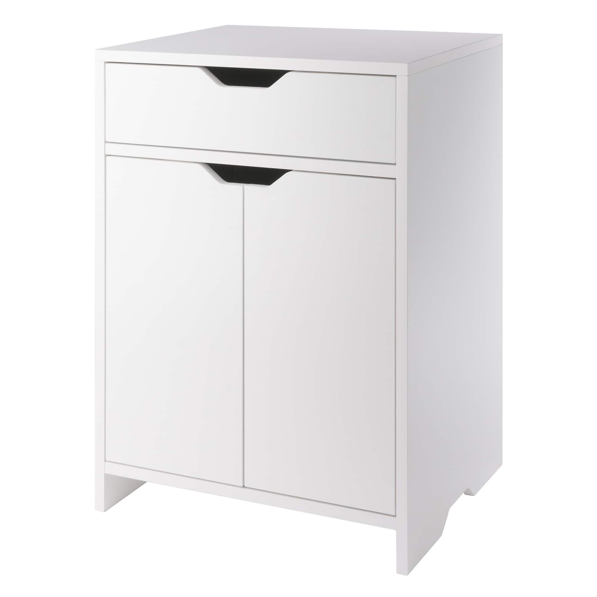 Winsome Wood - Nova 1-Drawer Storage Cabinet - White price history on PriceWatchPro