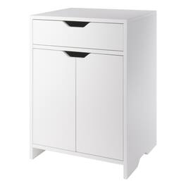 Winsome Wood - Nova 1-Drawer Storage Cabinet - White