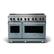 Front. Viking - 5 Series 48" Wide Freestanding Electric Induction Range - Nantucket.