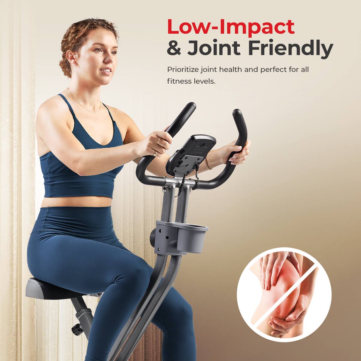 Low-Impact & Joint Friendly
Prioritize joint health and perfect for all fitness levels.