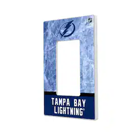 Keyscaper - Tampa Bay Lightning Wordmark Single Rocker Lightswitch Plate - Multicolor
