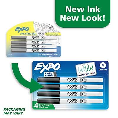 New Ink New Look!

EXPO ultra fine tip for precise writing

EXPO EP EXPO 1 EXPO T EXPO 1 low odor dry erase markers

Easily Erases

Our Most Vibrant Ink

Ultra Fine Tip

4 Dry Erase Markers

PACKAGING MAY VARY