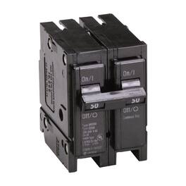 Eaton - 50 amps Plug In 2-Pole Circuit Breaker