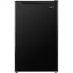 Front. Danby - Danby DAR032B2BM 3.2 Cu. Ft. Black Compact Refrigerator - Black.