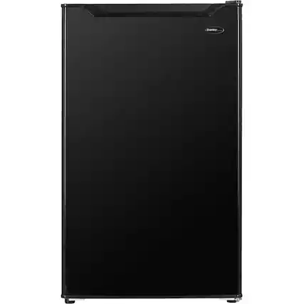 Front. Danby - Danby DAR032B2BM 3.2 Cu. Ft. Black Compact Refrigerator - Black.