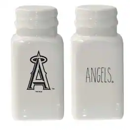The Memory Company - Los Angeles Angels Farmhouse Salt & Pepper Shaker Set - Multicolor