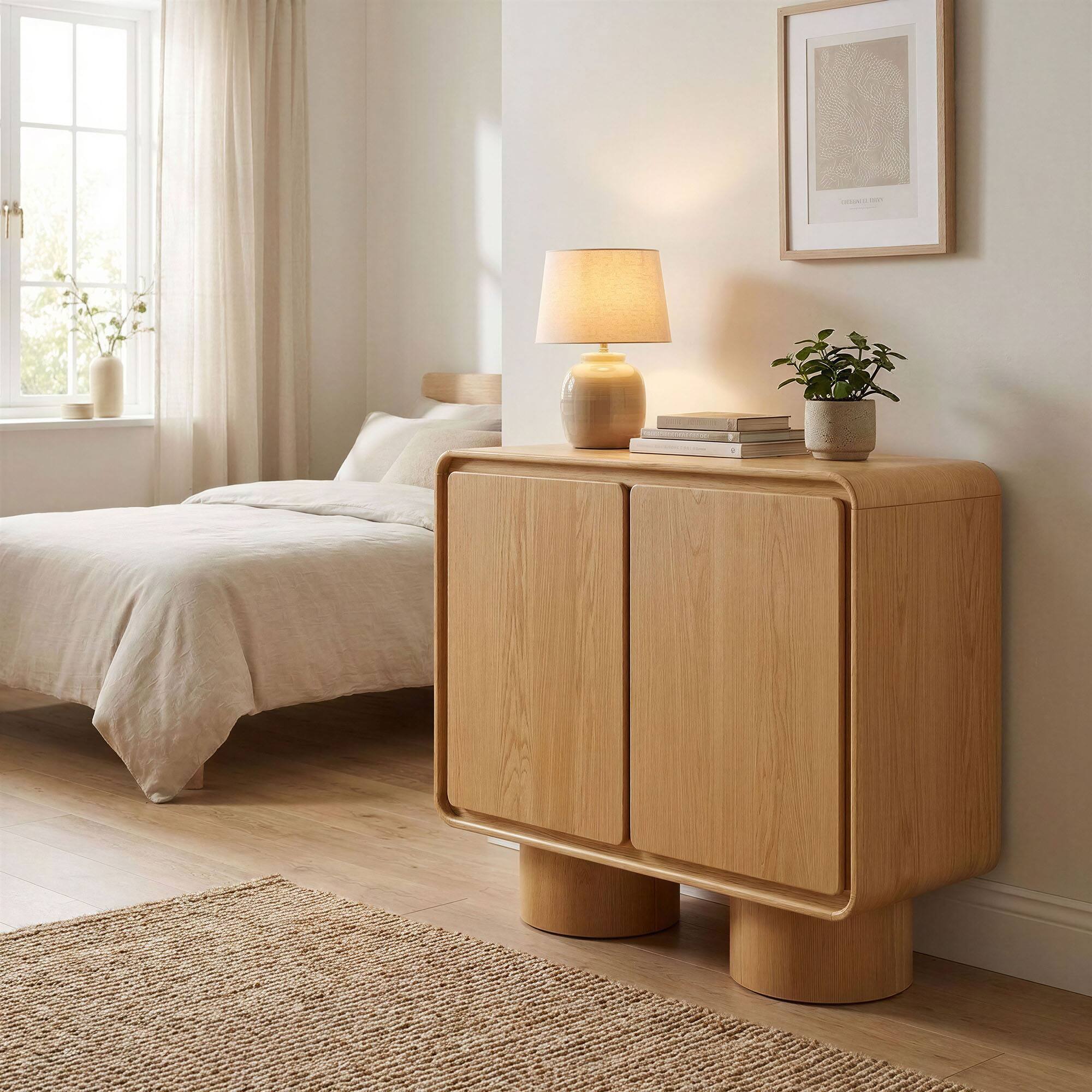 Alt View 3. Modway - Lumo 2-Door Accent Cabinet by Modway - Oak.