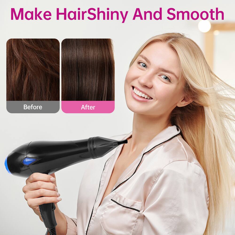 Make Hair Shiny And Smooth

Before

After