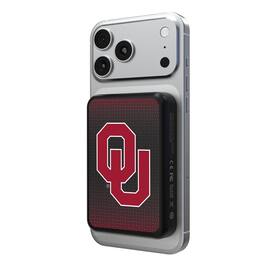 Keyscaper - Oklahoma Sooners Wireless Magnetic Power Bank - Black