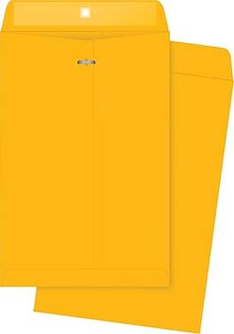 Quality Park - Clasp Catalog Envelope, 6 1/2" x 9 1/2", 100/Box - Kraft
