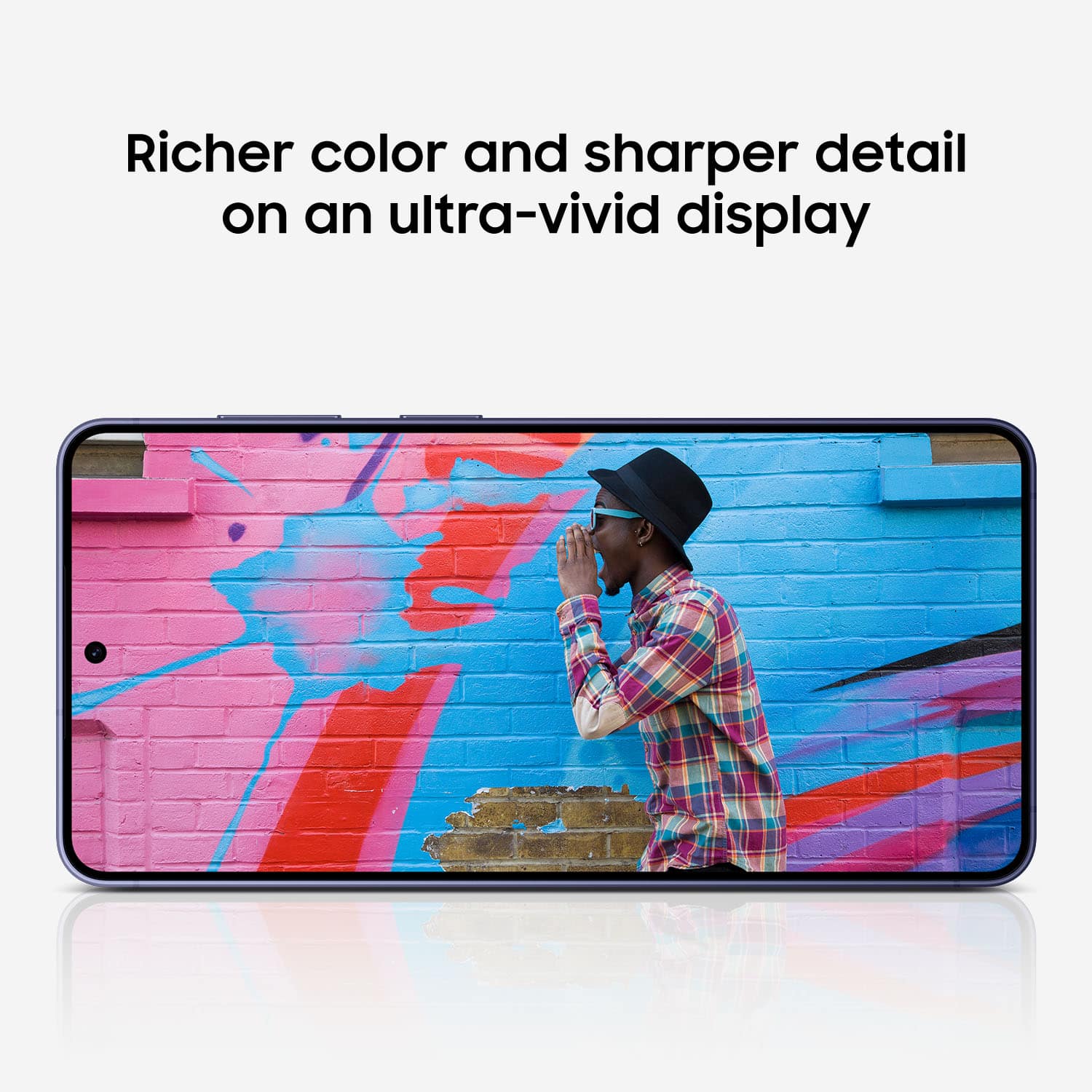 Richer color and sharper detail on an ultra-vivid display