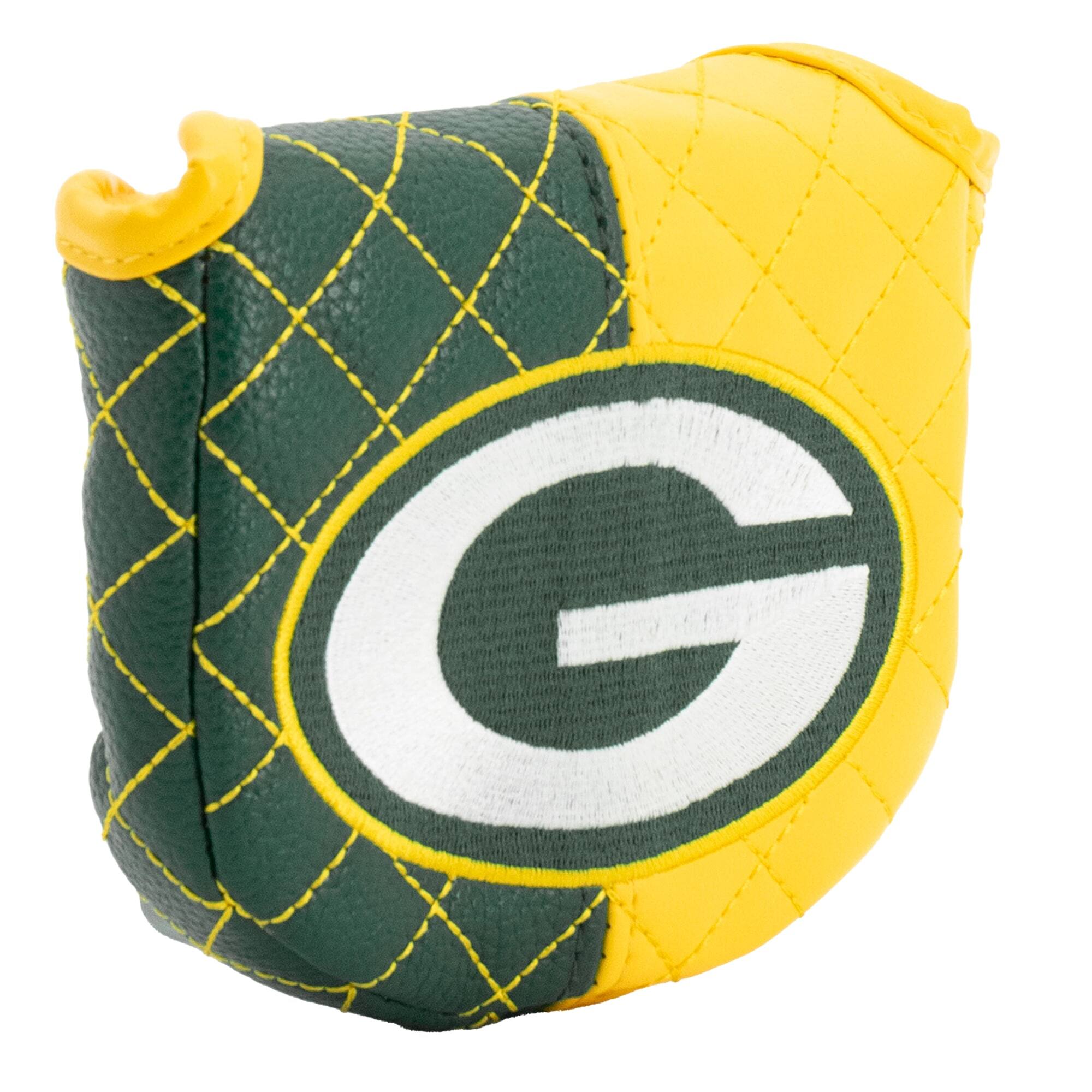 Alt View 2. Team Golf - Green Bay Packers Quilted Mallet Putter Cover - Multicolor.