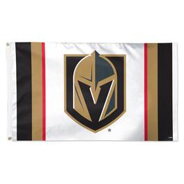 WinCraft - Vegas Golden Knights 3' x 5' Vertical Stripe Deluxe Single-Sided Flag - White