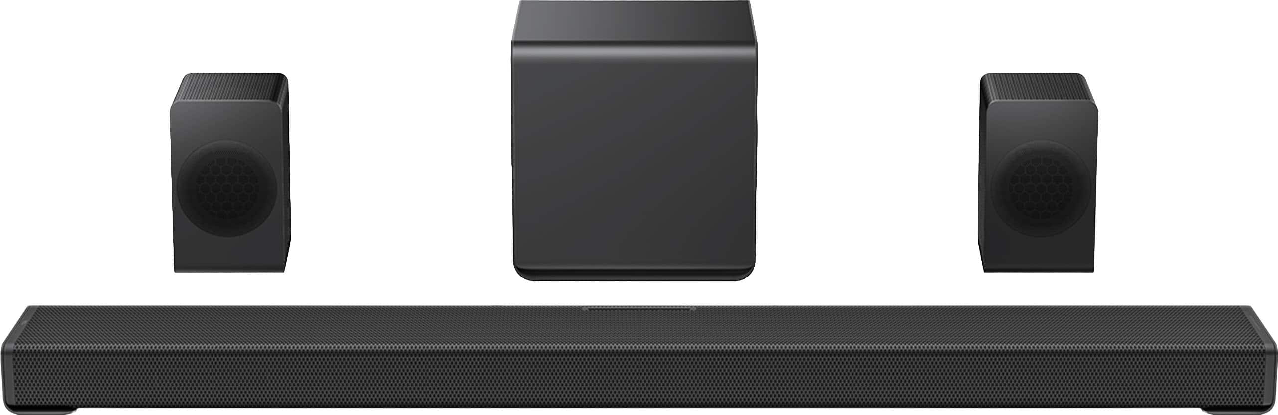 TCL - Q95K Q Class 11.1.4 Channel Dolby Atmos Soundbar with Wireless Dual-Driver Subwoofer and Satellite Speakers - Black