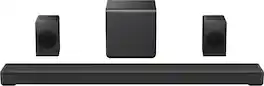 TCL - Q95K Q Class 11.1.4 Channel Dolby Atmos Soundbar with Wireless Dual-Driver Subwoofer and Satellite Speakers - Black