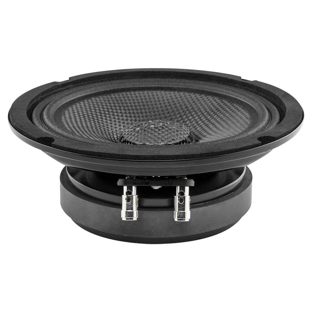 Alt View 1. DS18 Audio - PRO-CF 6.5" Shallow-Mount Mid-Bass Loudspeaker, 250W RMS 4-Ohm.