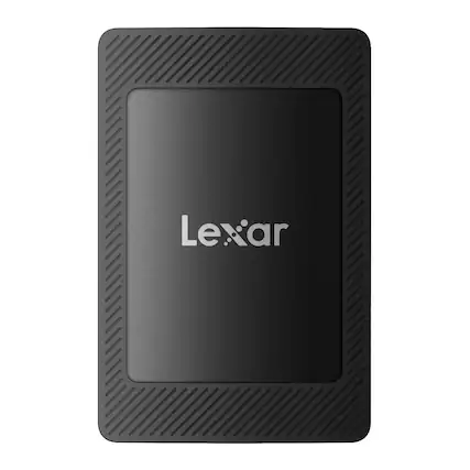 Front. Lexar - Lexar SL500 Portable SSD with Magnetic Set (2TB) - Black.