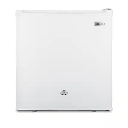 Front. Accucold - Compact All-Refrigerator - White.