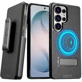 RomeTech - Belt Clip Holster Case for Samsung Galaxy S26 Ultra - Black