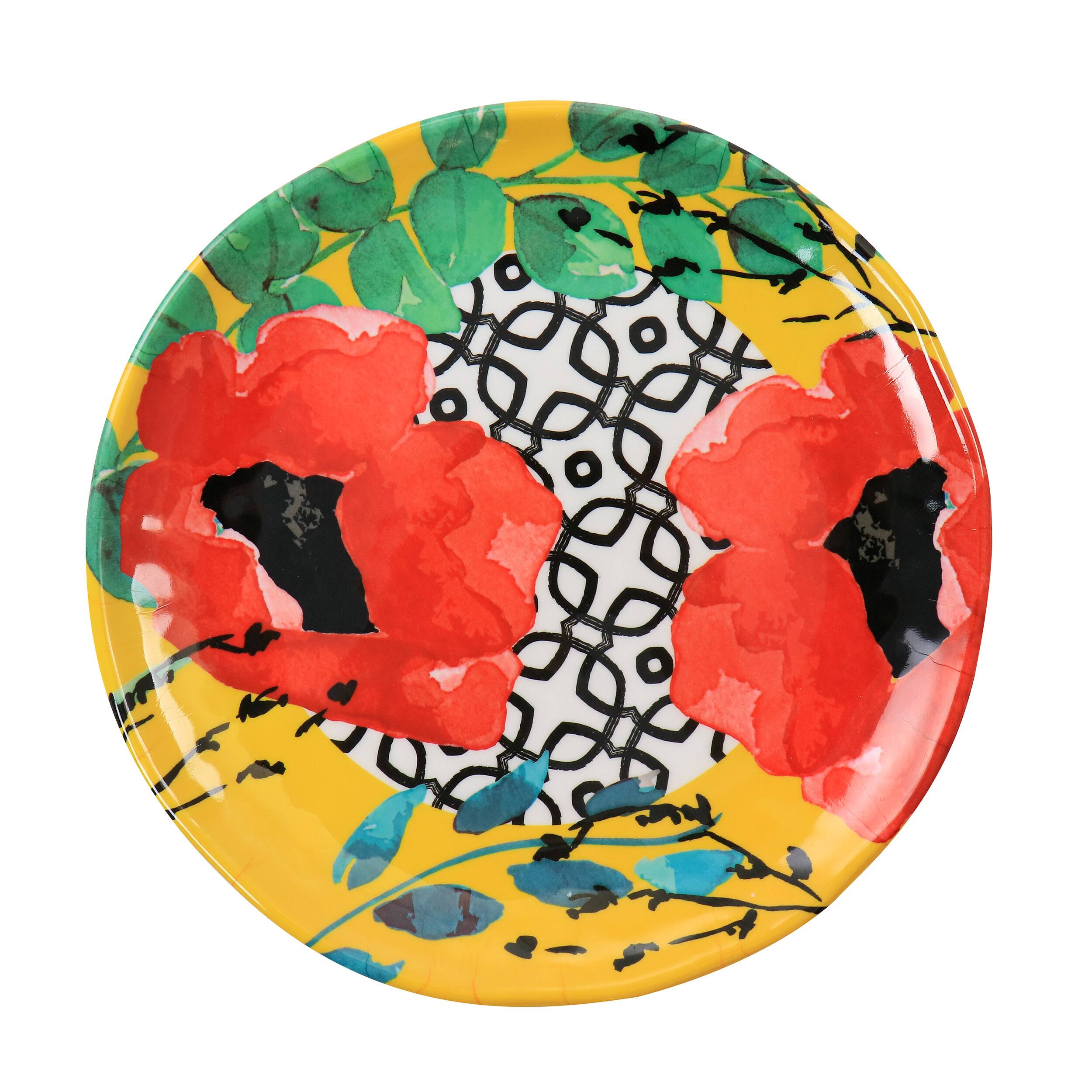 Alt View 1. Elama - Elama Grace 12 Piece Melamine Dinnerware Set - Multi.