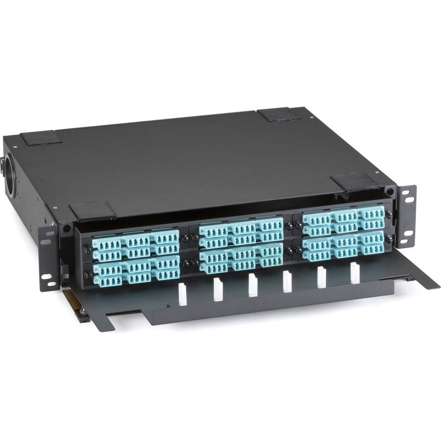 Alt View 3. Black Box Network Services - Rackmount Fiber Enclosure - 2U, 6-Slot Adapter.