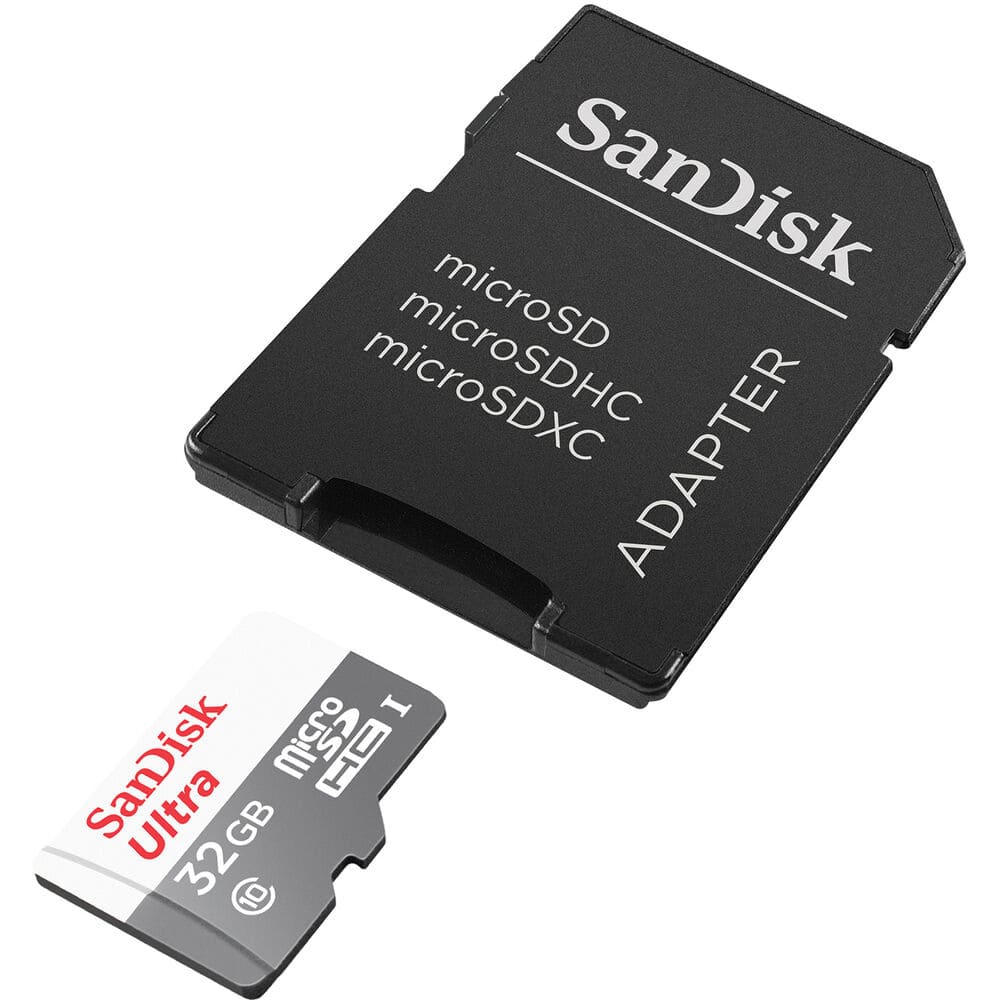 SanDisk 32GB microSDカード アダプター付 DRH-229ND 2 Units SanDisk 32GB Ultra UHS I microSDHC Memory Card with SD