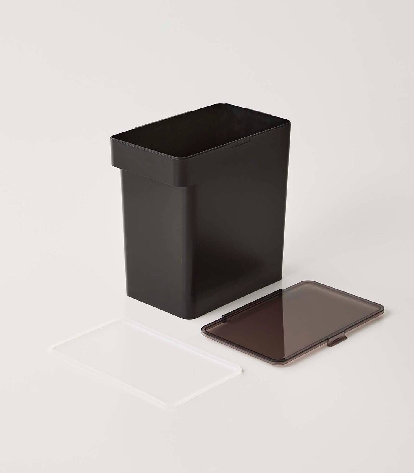 Alt View 1. Yamazaki Home - Airtight Pet Food Container (15 lbs.) - Black - Black.