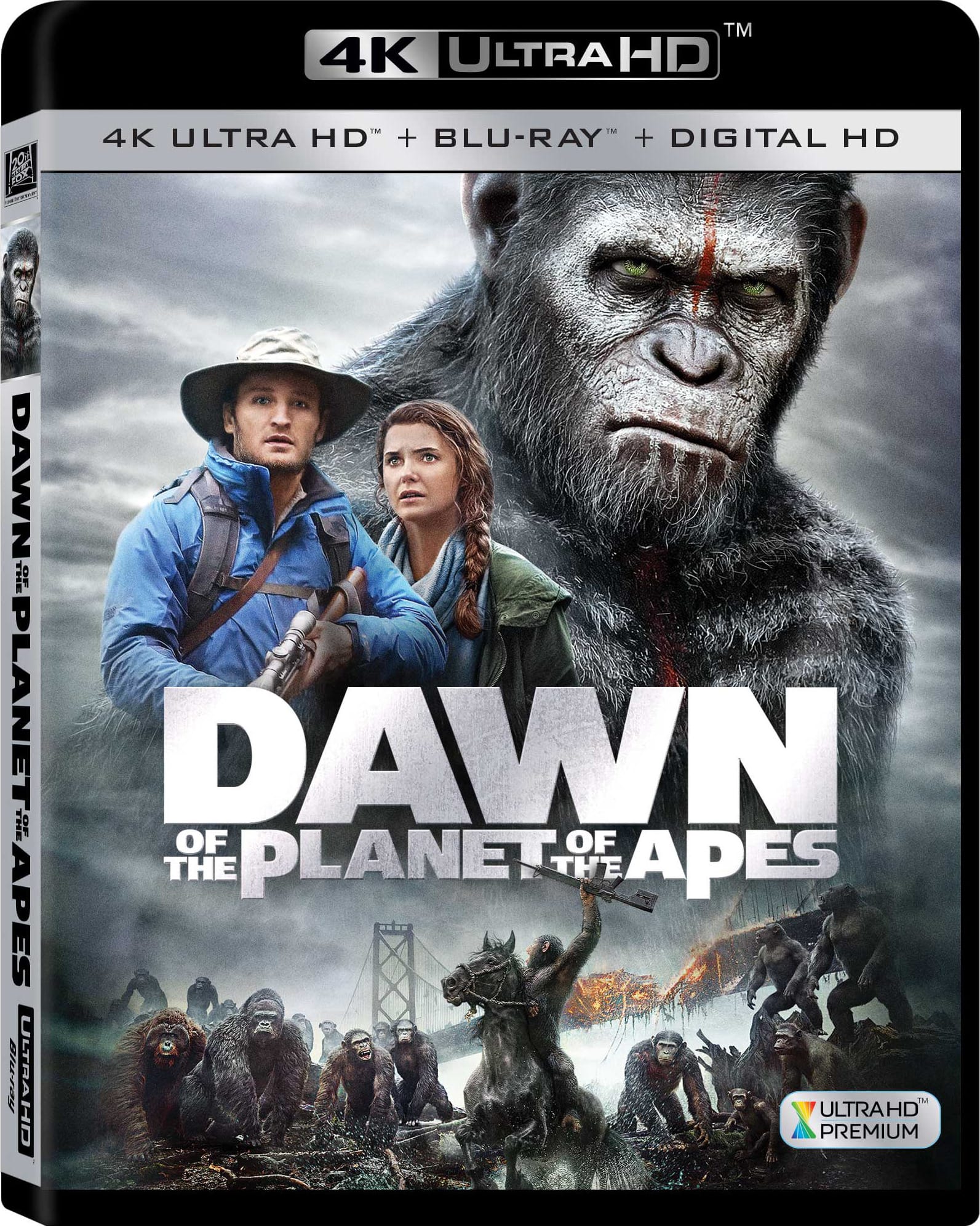 Dawn Of The Planet Of The Apes (4K / Blu-ray + Digital) New [Standard] [4K Ultra HD Blu-ray]