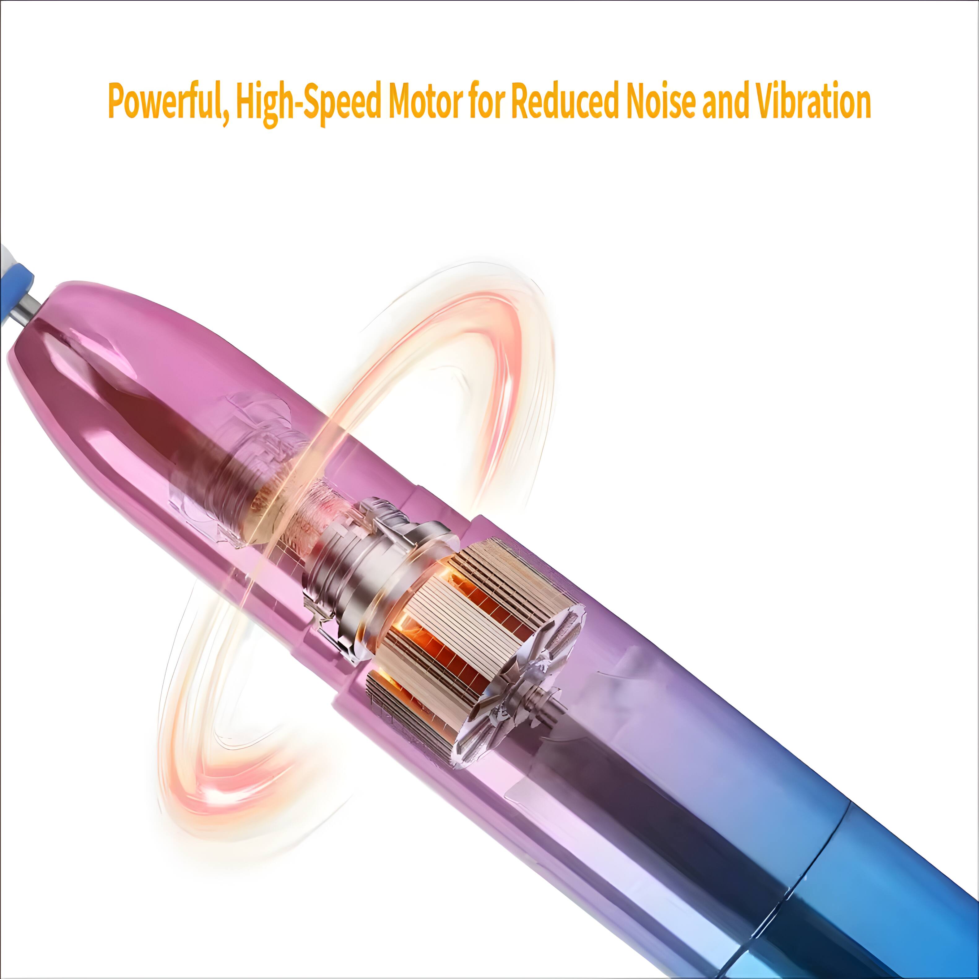 Powerful, High-Speed Motor for Reduced Noise and Vibration