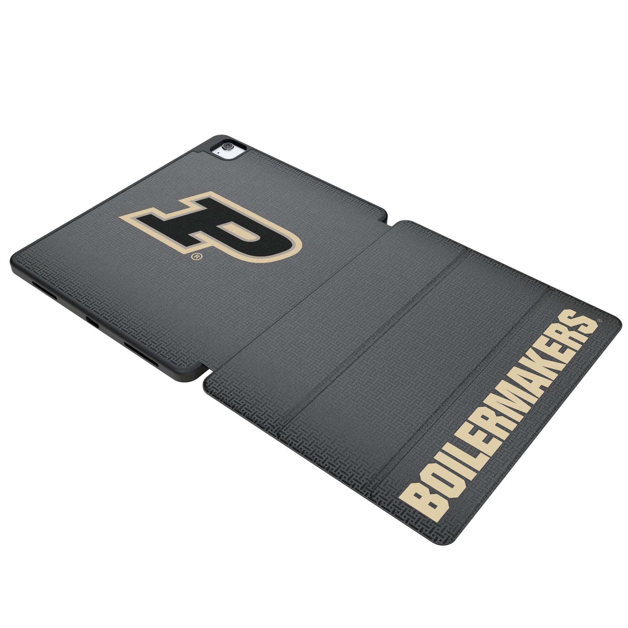 Front. Keyscaper - Purdue Boilermakers iPad Case - 6/7th Gen Mini - Black.