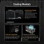 Cooling Mastery:

* Axial-tech Upgrades: Axial-tech fans spin on dual-ball bearings and propel up to 23% more air than standard fans.
* Vented Exoskeleton: A high-quality diecast shroud and aluminum backplate feature large vents to further increase heat dissipation.