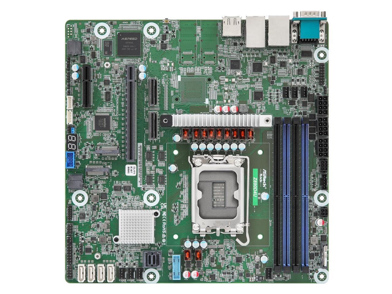 ASRock - Rack Z890D4U Micro-ATX Server MB, LGA 1851, Intel Core Ultra Series 2 price history on PriceWatchPro