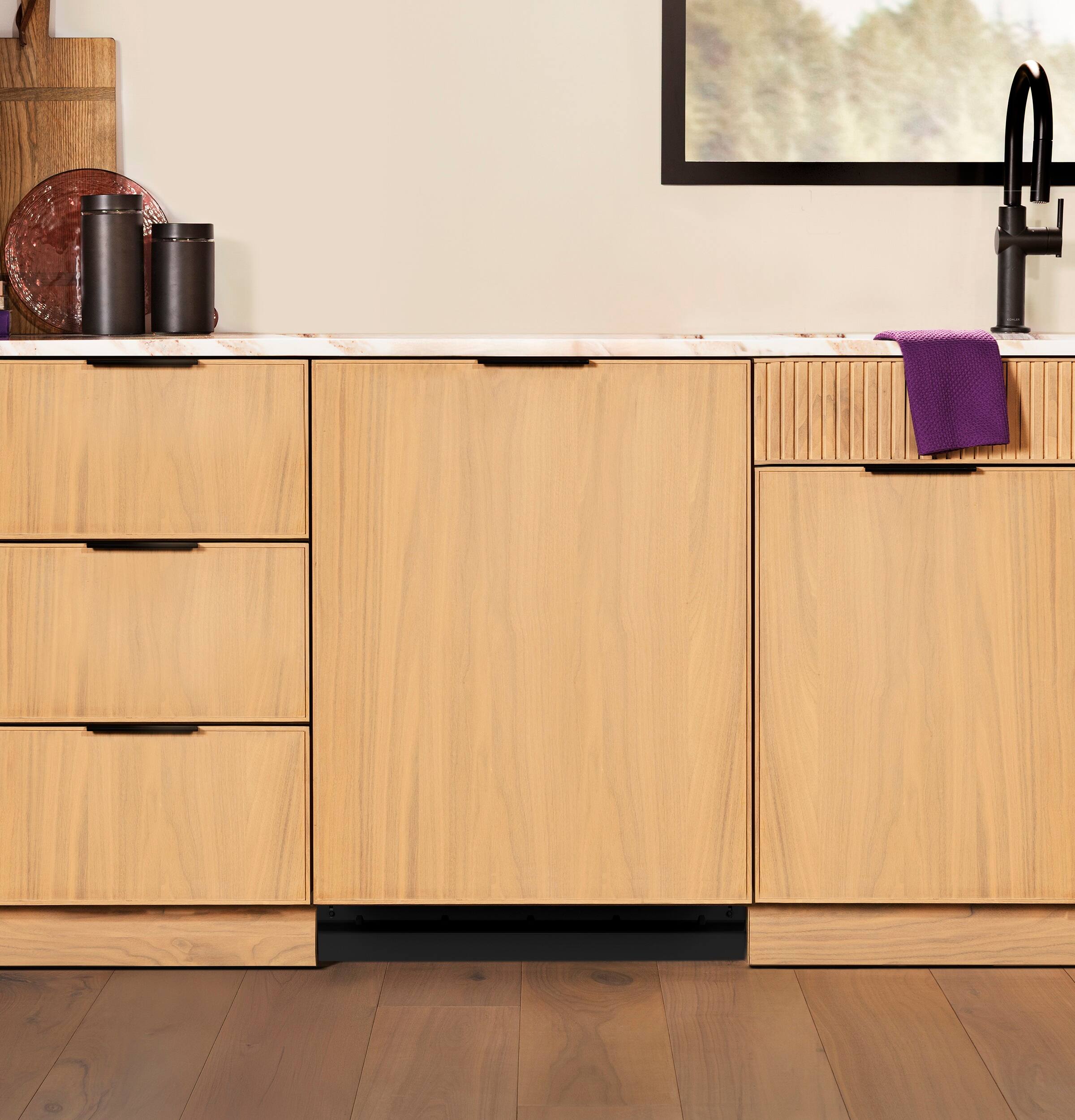 Alt View 7. GE Profile - 24" Top Control Smart Built-In Stainless Steel Tub Dishwasher w/ 3rd Rack, Microban Antimicrobial Technology, and 44 dBA - Custom Panel Ready.